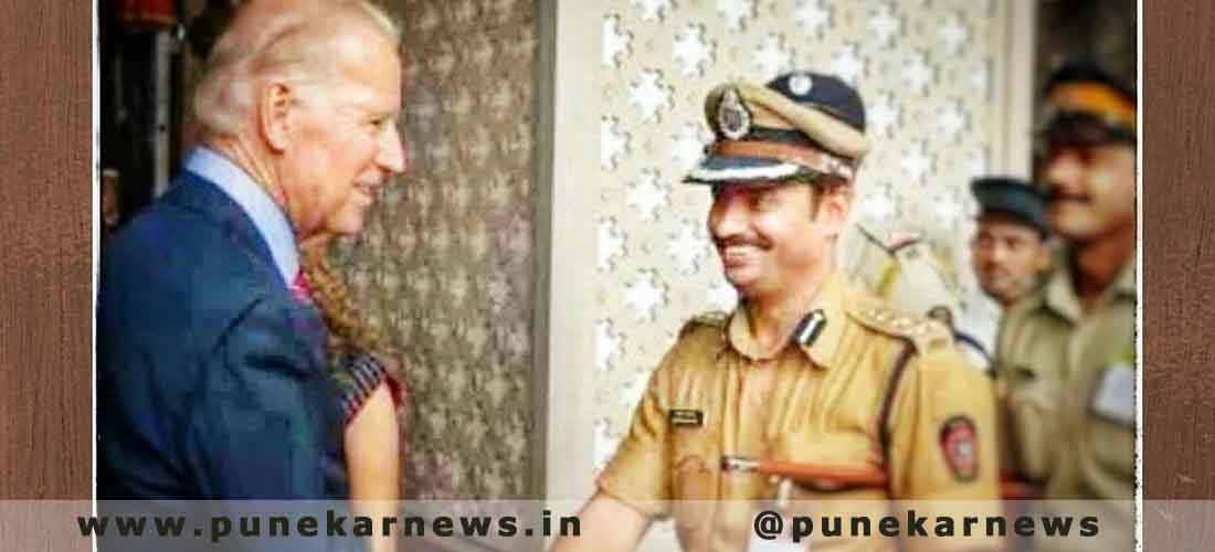 Pimpri When Pimpri Chinchwad CP Krishna Prakash Met The New President