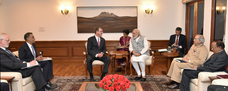 Us Secretary Of Defence Ashton Carter Calls On The Prime Minister