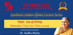 SUDHA MURTY Infosys Symbiosis