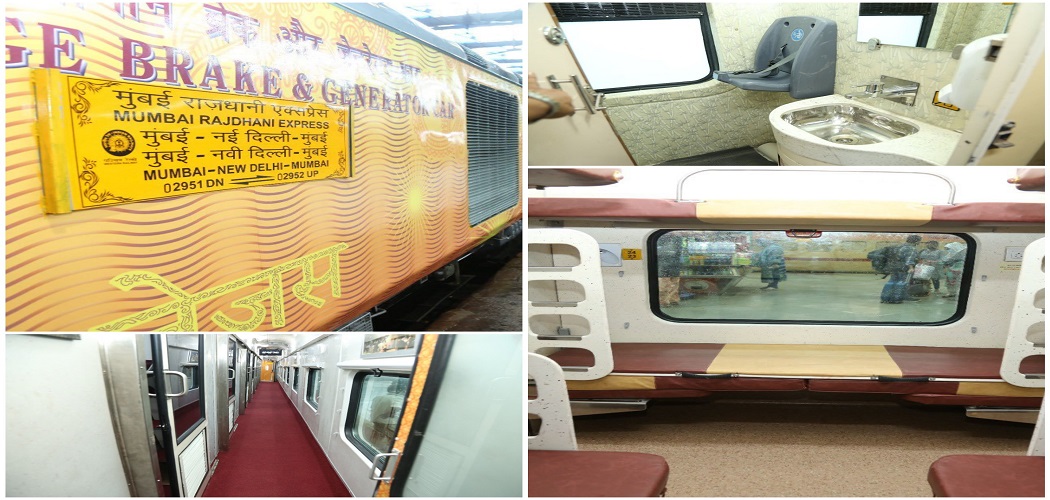 Mumbai-Delhi Rajdhani Express Modified With Tejas Coaches, Check All  Features And Photos – Punekar News