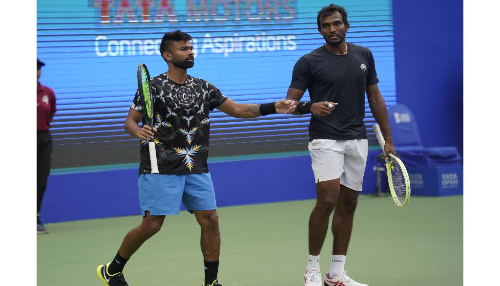 5th Tata Open Maharashtra Indian Duo Balaji Jeevan Shock No 2 Seed To Storm Into Doubles Semis 