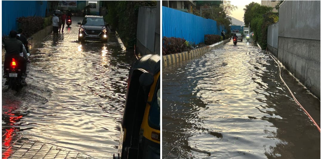 Pune: Light Rain Causes Waterlogging In Pride World City, Residents Stranded 