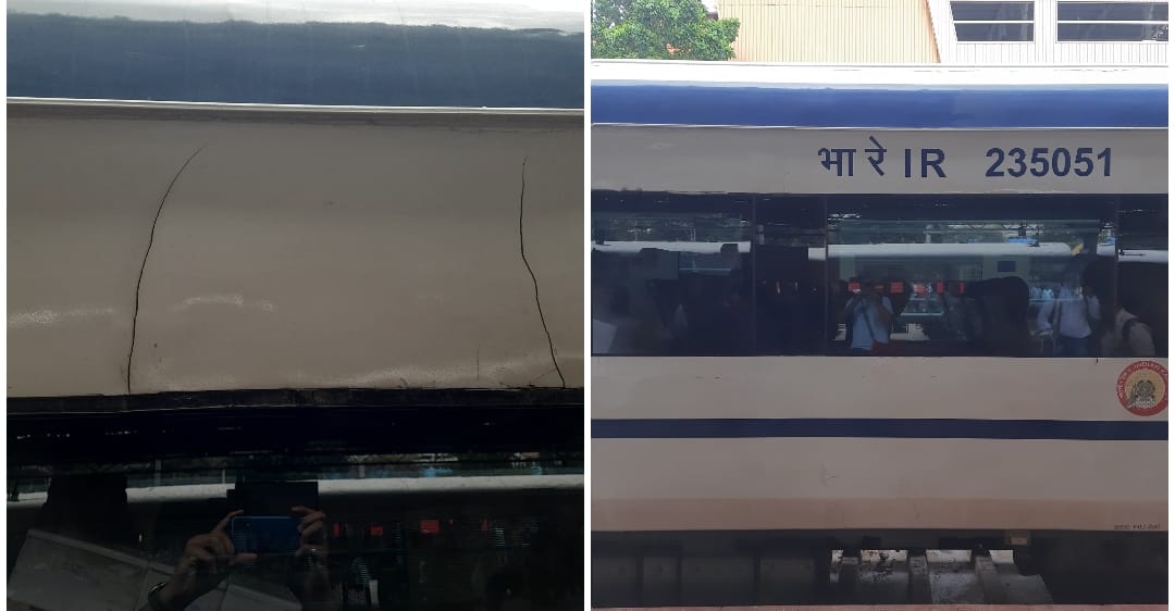 Pune: Passenger Alerts Central Railway About Crack on Solapur CSMT Vande Bharat Train