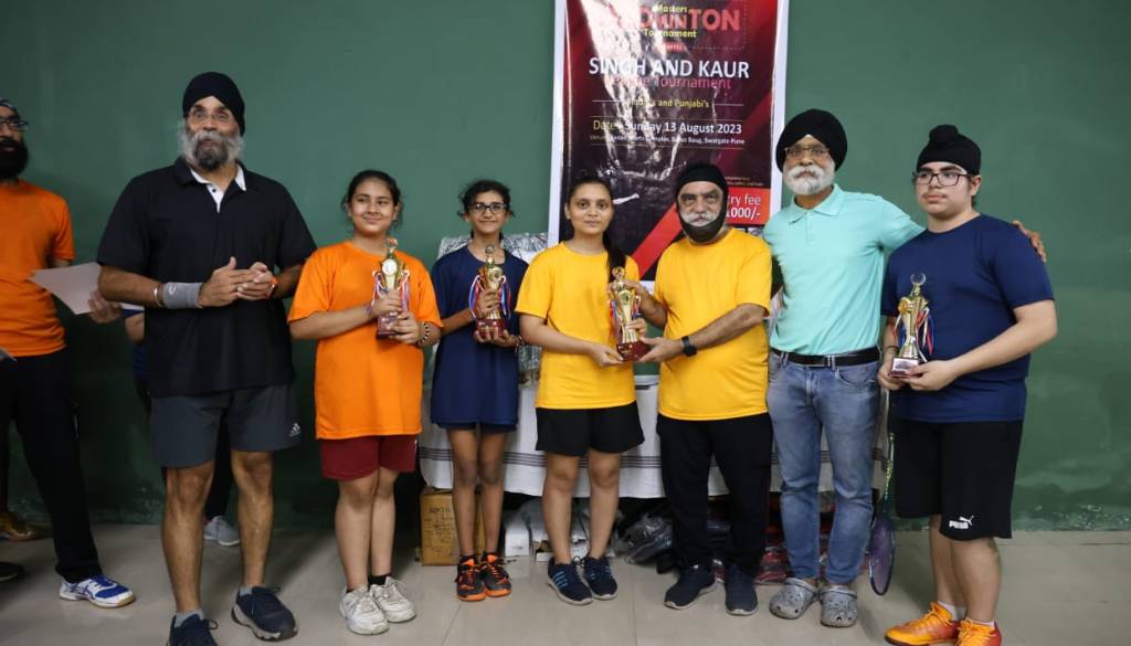 Masters Badminton Singh & Kaur Tournament 2023 Triumphs as a Showcase