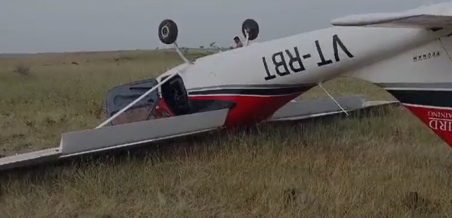 trainee aircraft accident in Baramati Pune