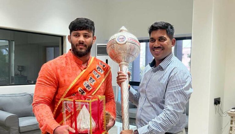 Pune: Rising Wrestling Star Sikander Shaikh Targets Hind Kesari and ...