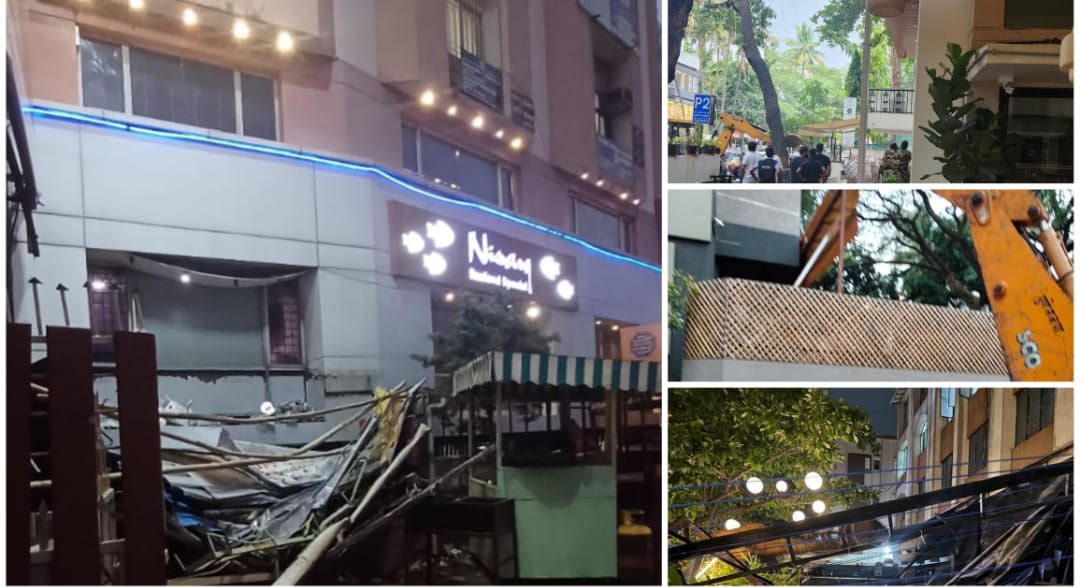 Pune: PMC Demolishes Illegal Structures At Hotel Nisarg, Dehati And Others