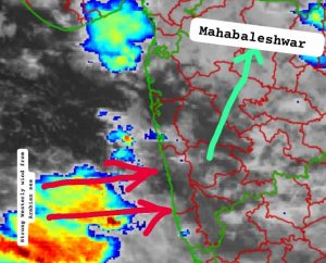 cloud coming to Mahableshwar
