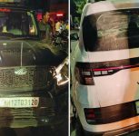 Pune: Car Collides With Security Officer’s Vehicle in Minister Chandrakant Patil’s Convoy; Two Men and Three Women Detained