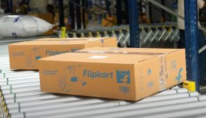 Flipkart packages in transit at the warehouse