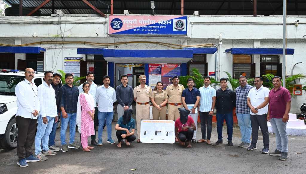 Two Criminals Caught with Firearms in Pimpri