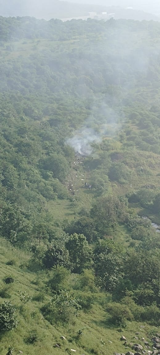 Location of Helicopter crash in Bavdhan near Pune