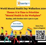 World Mental Health Day Walkathon: A Call to Prioritize Employee Well-Being in Pune